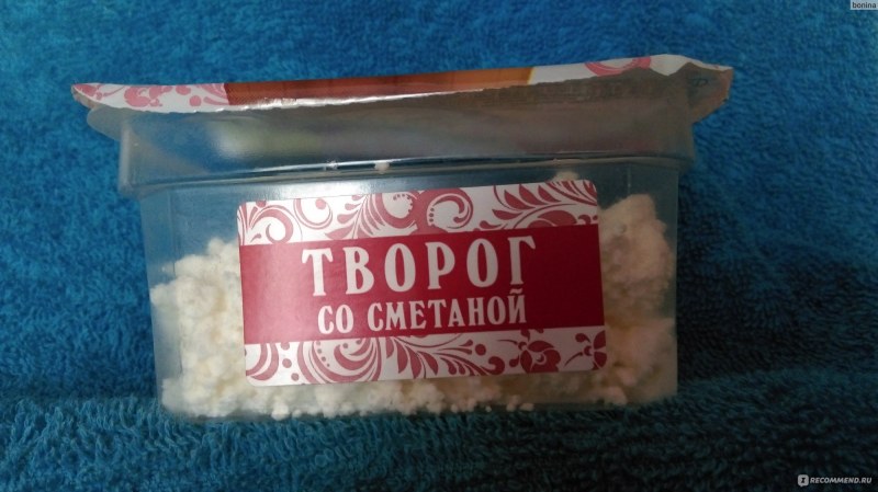 Творог со сметаной Кубанский молочник
