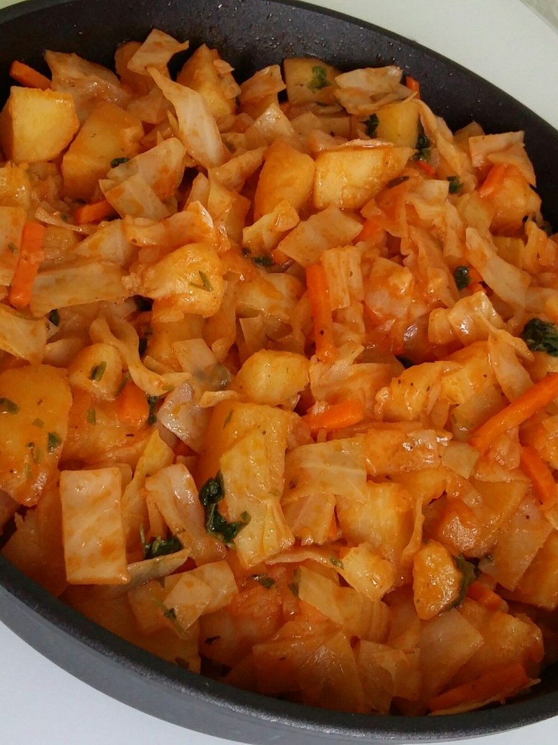 Овощное рагу с кабачками и картошкой