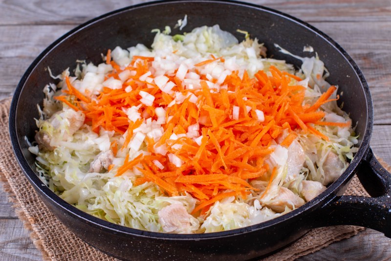 Картошка с капустой