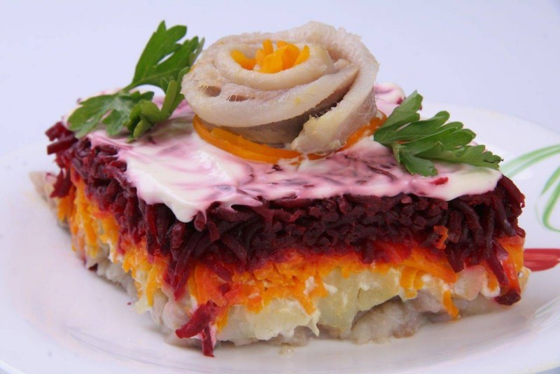 Селёдка под шубой слри
