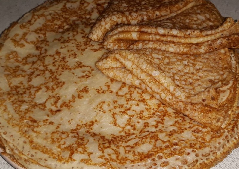 Блины на кефире