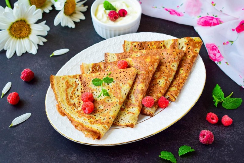 Блины на сыворотке