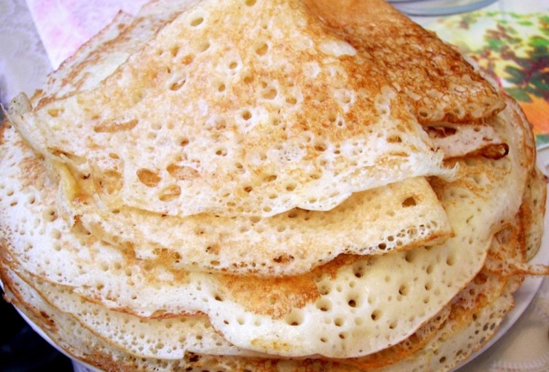 Блины на молоке