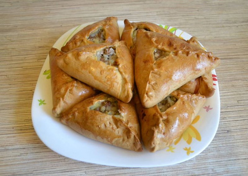 Татарская кухня эчпочмак