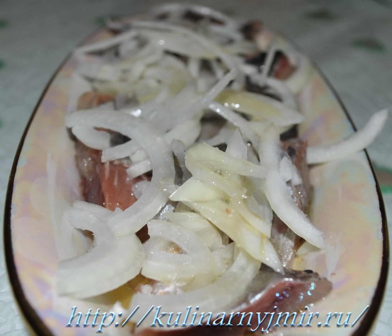 Маринованный лук в уксусе