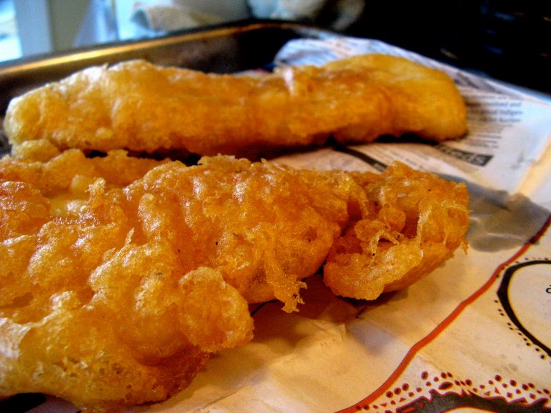 Пышный кляр для жарки