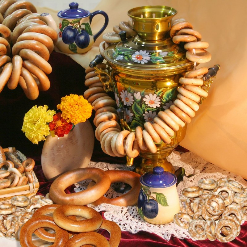 Самовар с баранками