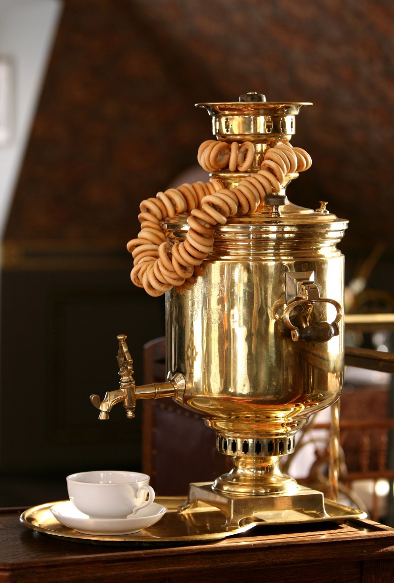 Чаепитие с самоваром