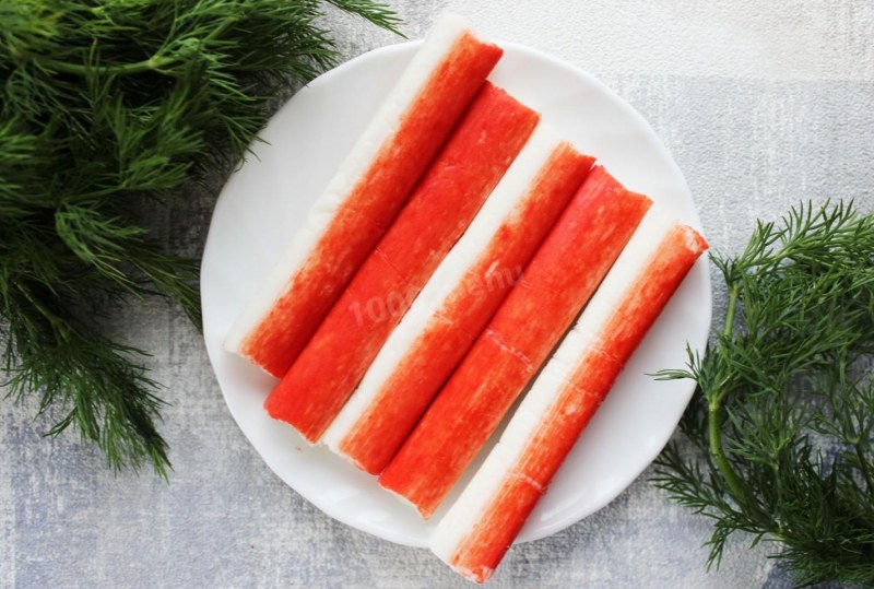 Крабовое мясо в упаковке