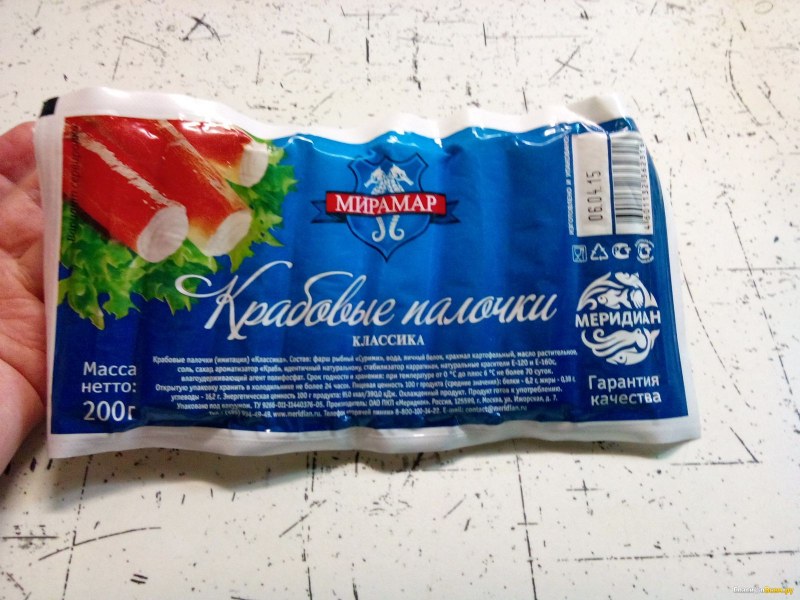 Крабовые палочки