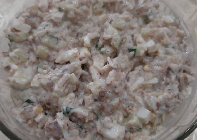 Салат из сайры
