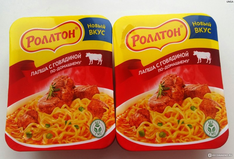 Доширак с курицей