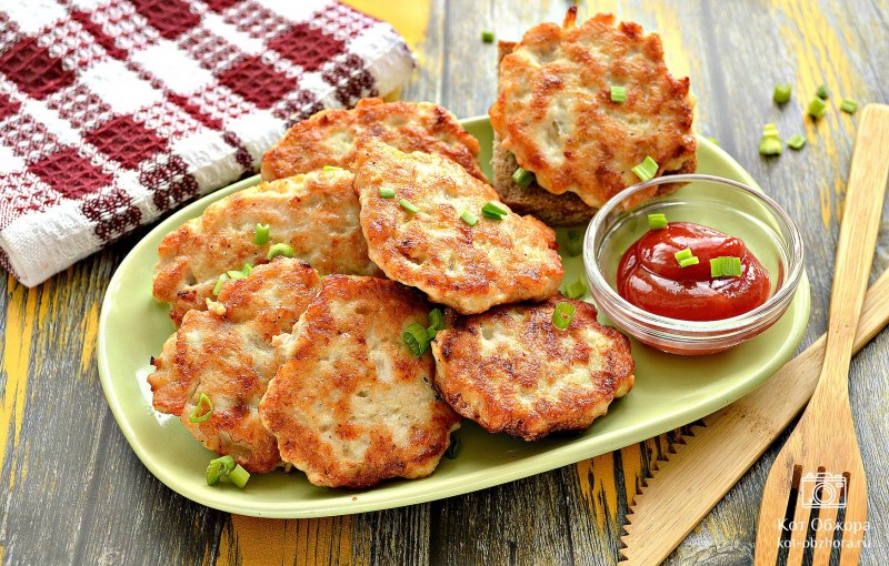 Котлеты рубленые из филе курицы