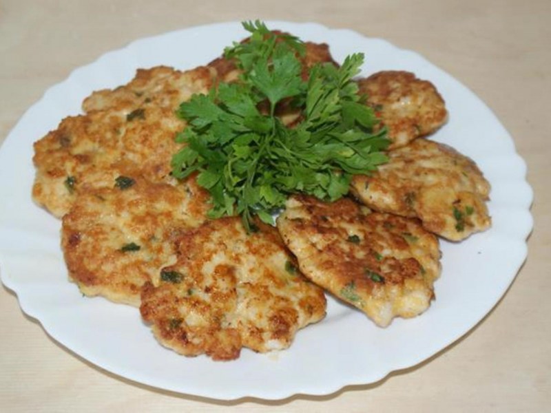 Куриные котлетки из рубленного филе