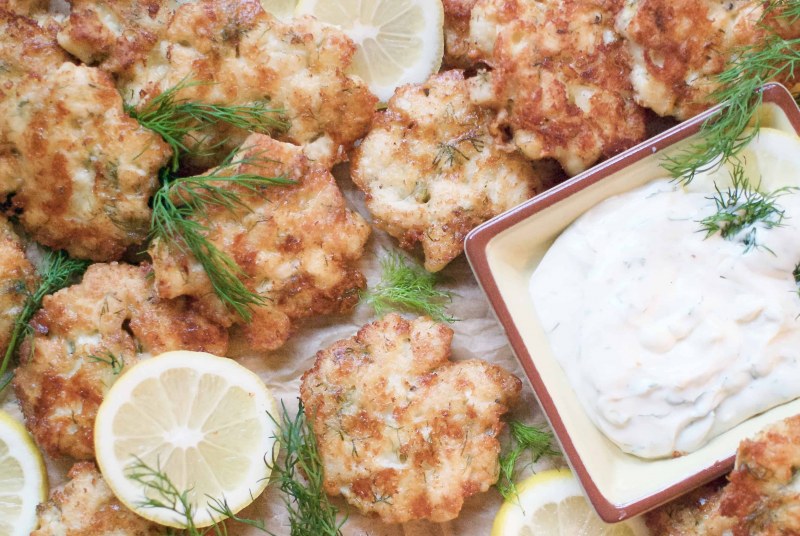 Диетические куриные оладьи