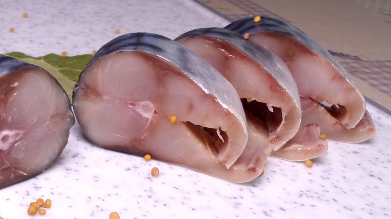 Скумбрия пряная малосольная