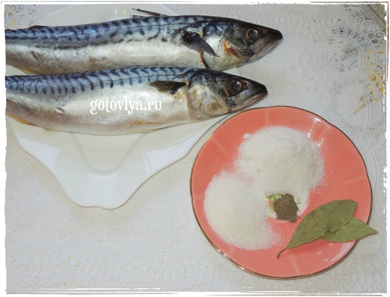 Скумбрия малосольная в рассоле кусочками