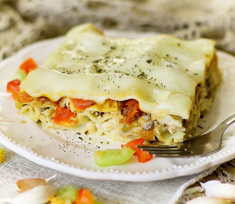 Лазанья с курицей