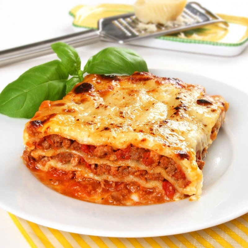 Лазанья с курицей домашний