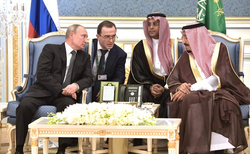 Наследный принц Саудовской Аравии и Путин