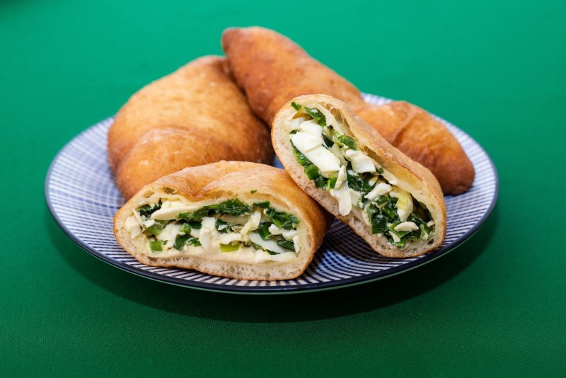 Пирожки с яйцом без лука