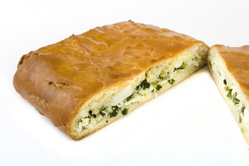 Пирожки с жареным луком