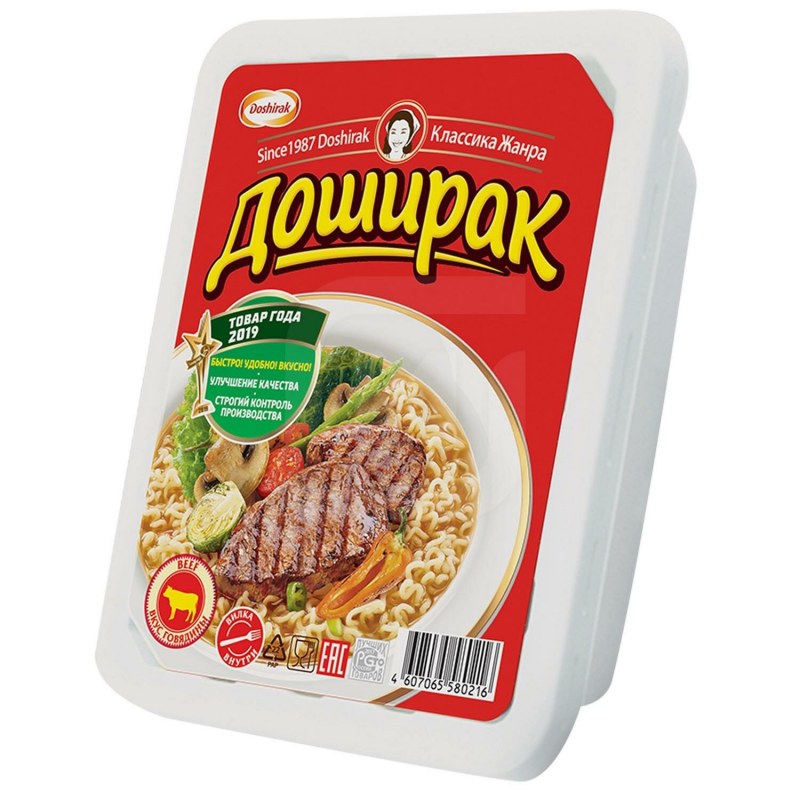 Торт в виде доширака