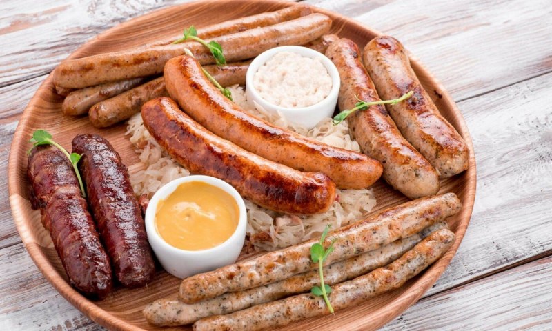 Колбаски гриль