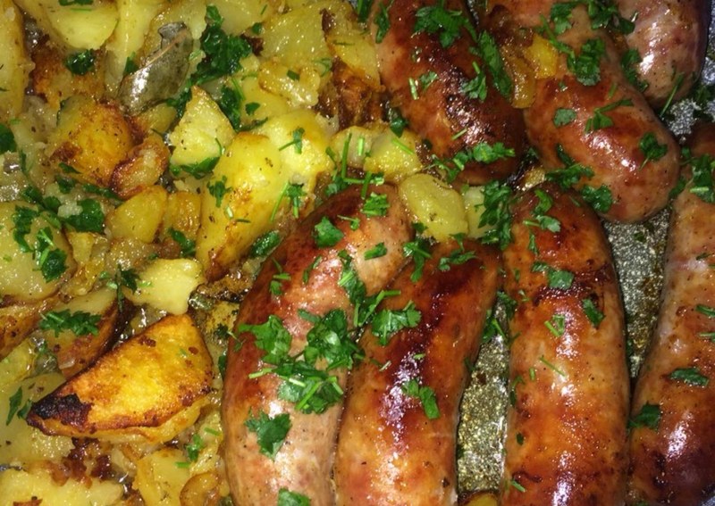 Куриные купаты в духовке
