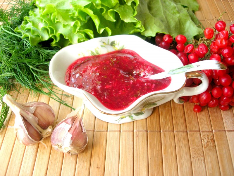 Соус из красной смородины