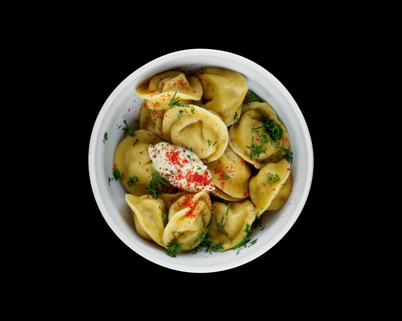 Жареные вареники с картошкой