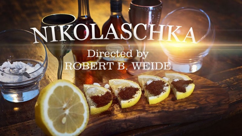 Закуска к коньяку лимон с кофе и сахаром
