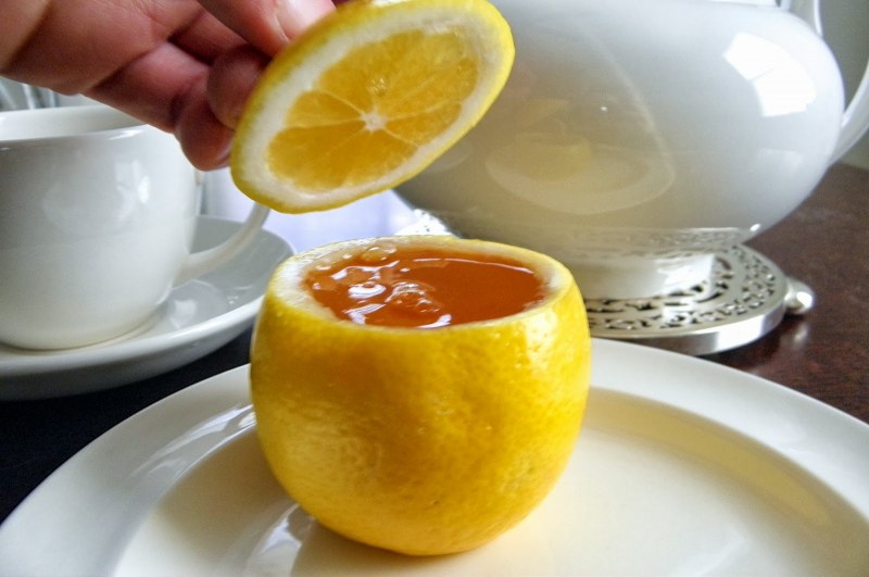 Кофе лимон и вода