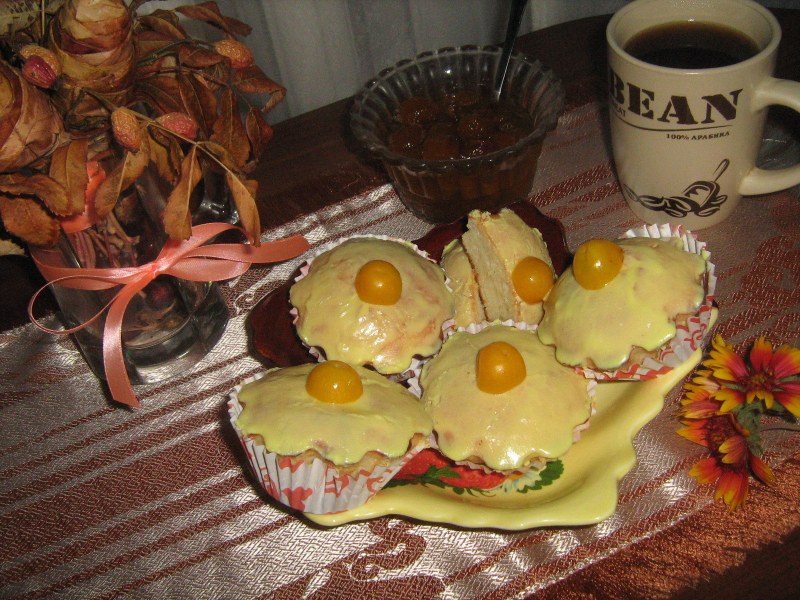 Чай с вафлями