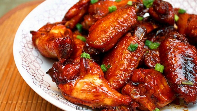 Куриные крылышки (в пряной глазури, BBQ, Чили-манго, )