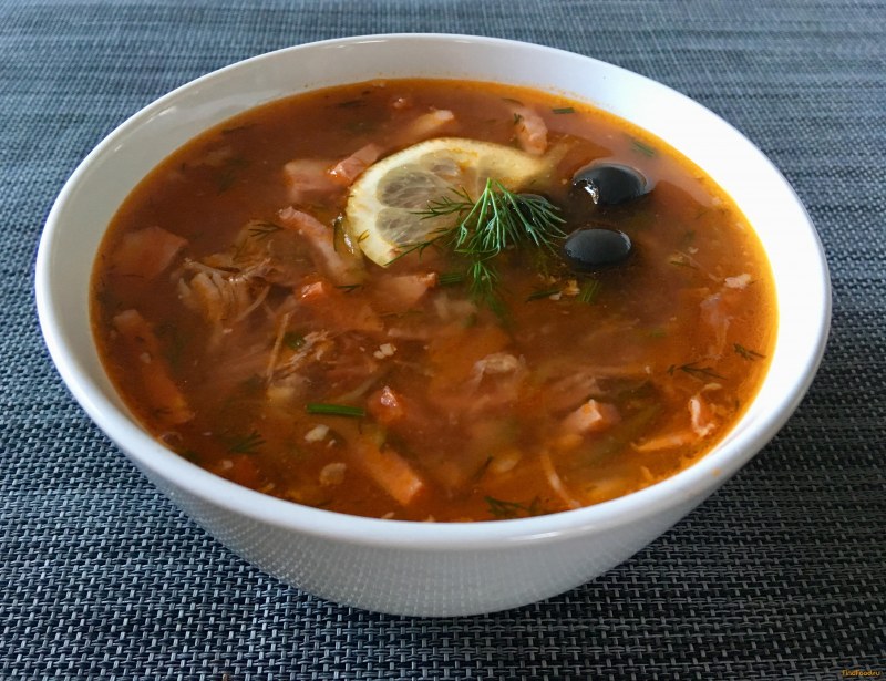 Суп из столовой