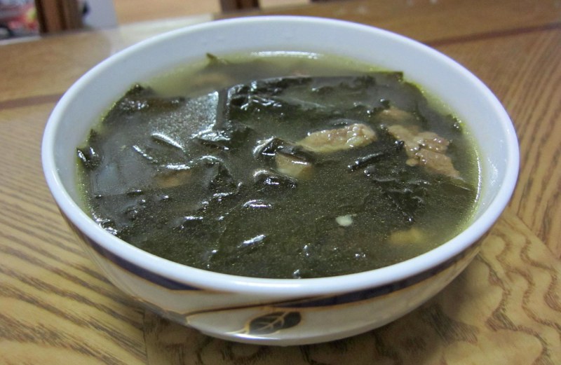 Миек Кук корейский суп