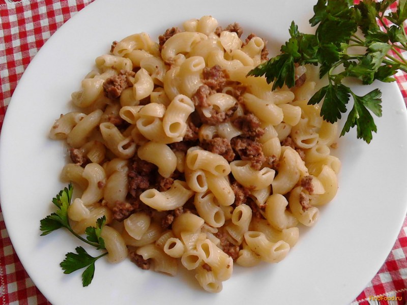 Макароны по-флотски с тушенкой