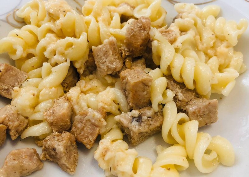 Макароны по флотски с куриным фаршем