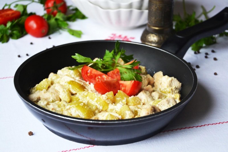 Кабачки цукини жареные