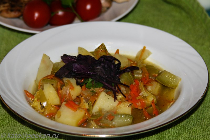 Рагу из картошки и капусты