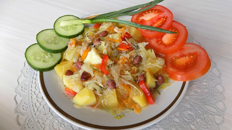 Рагу из кабачков