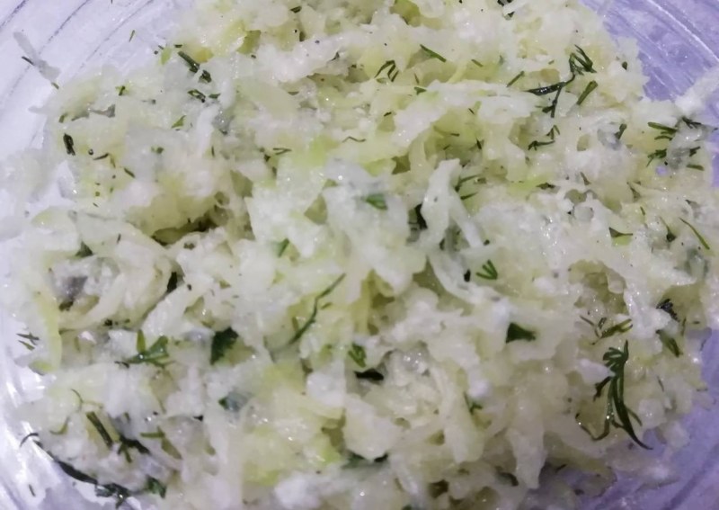 Закуска из редьки зеленой