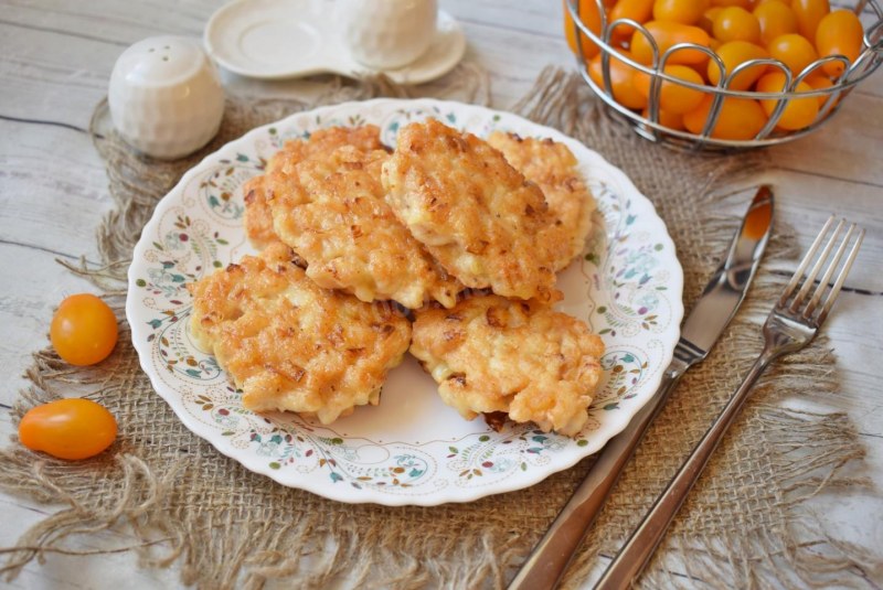Куриные оладьи
