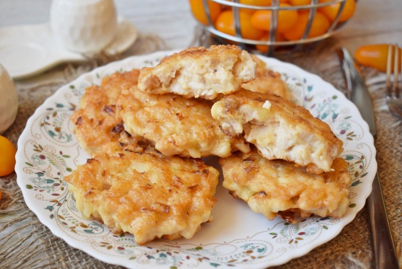 Котлеты из курицы с сыром