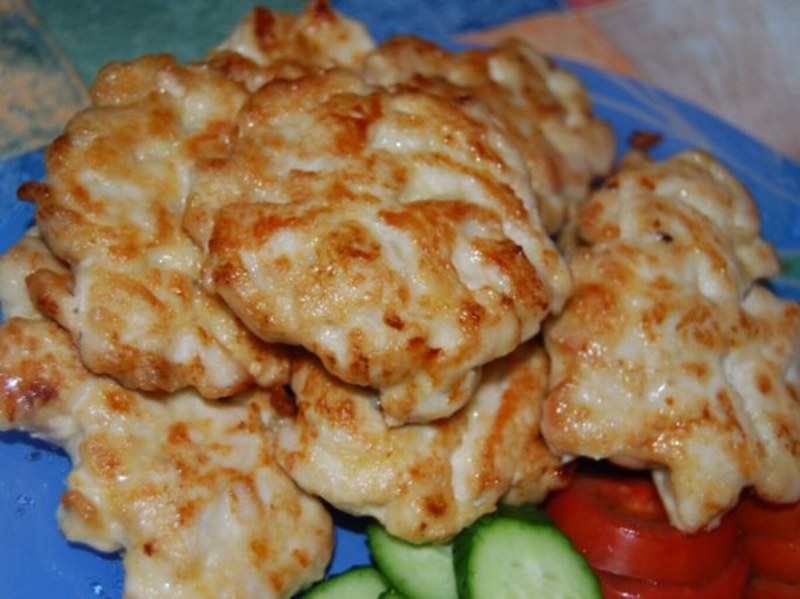 Куриные котлеты рубленные с киноа