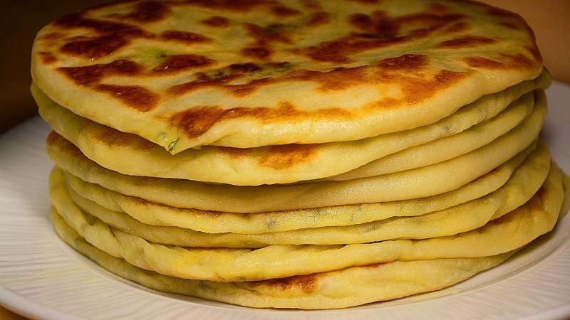 Лепешка с картошкой