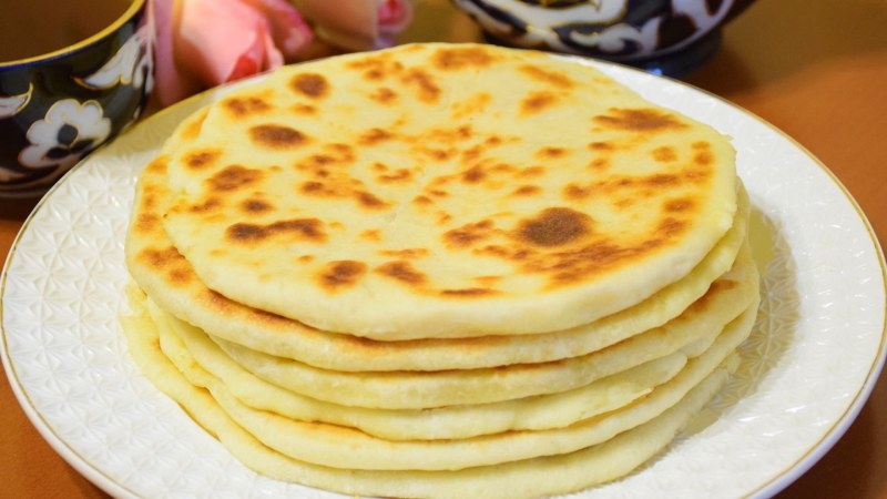 Лепёшки на кефире на сковороде