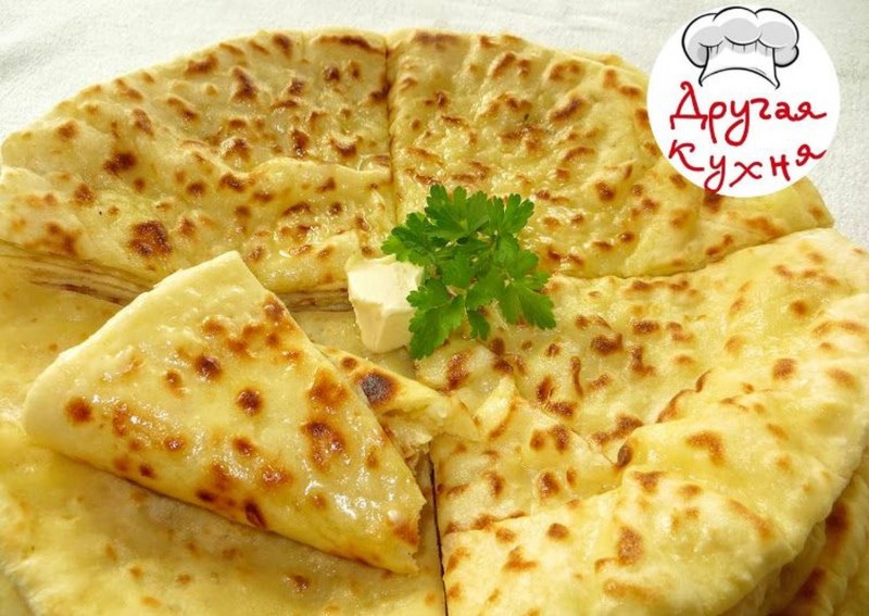 Хычины с картошкой и сыром