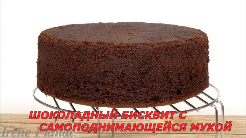 Шоколадный бисквитный торт